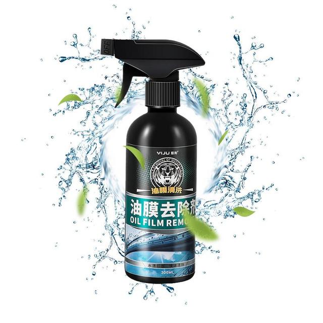 Car Glass Oil Film Cleaner Auto Window Cleaner Anti-fogging Agent 300ml  Safety Water Base Mild Effective Car Wash cleaning tool - AliExpress